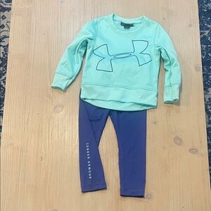 Under Armour Mint and Purple Kids' Outfit